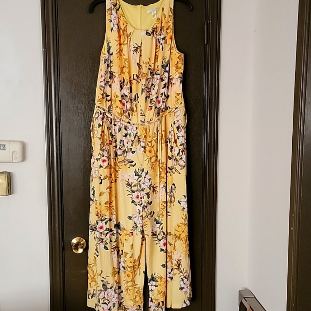 London Times Knee Length Jumpsuit 14W